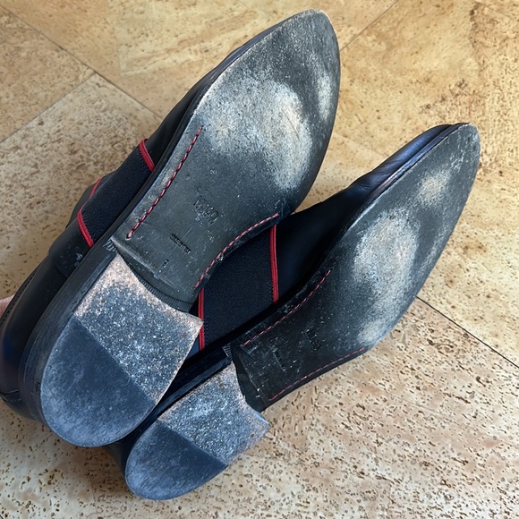 HUGO by Hugo Boss Men’s 9 Black & Red Dress Shoes - Picture 6 of 6
